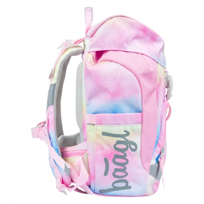 Set zaino, astuccio e borsa Airy Rainbow Unicorn di BAAGL