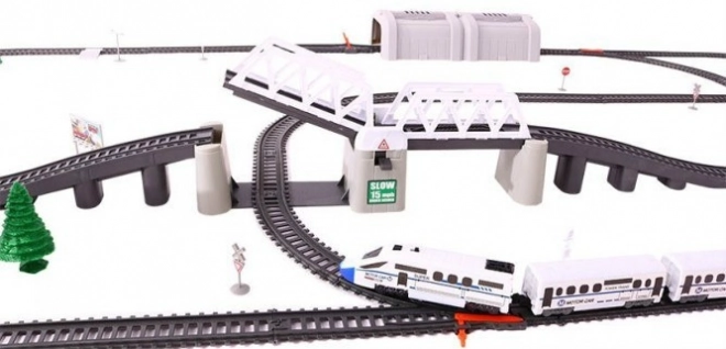 Grande trenino Pendolino per bambini 3+ con lunghi binari e accessori