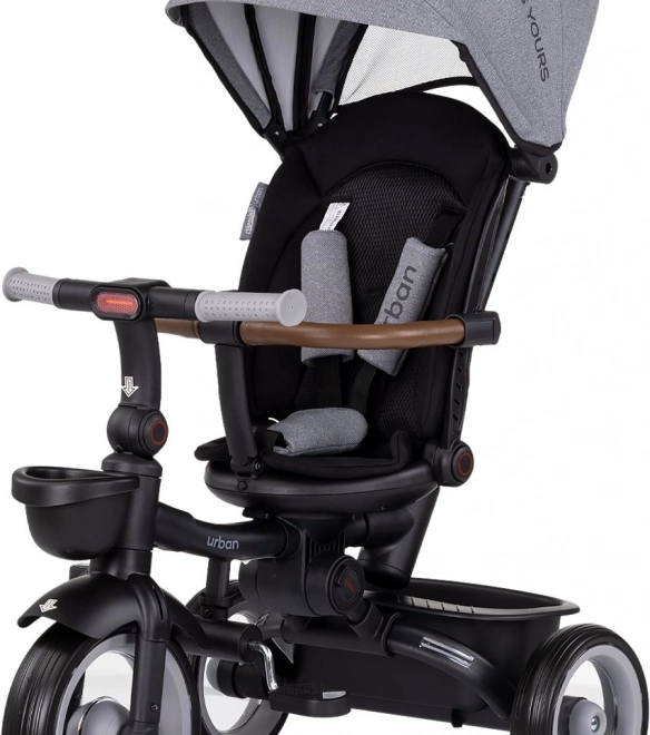 Chipolino Triciclo con canopy Urban 2 in 1 Antracite