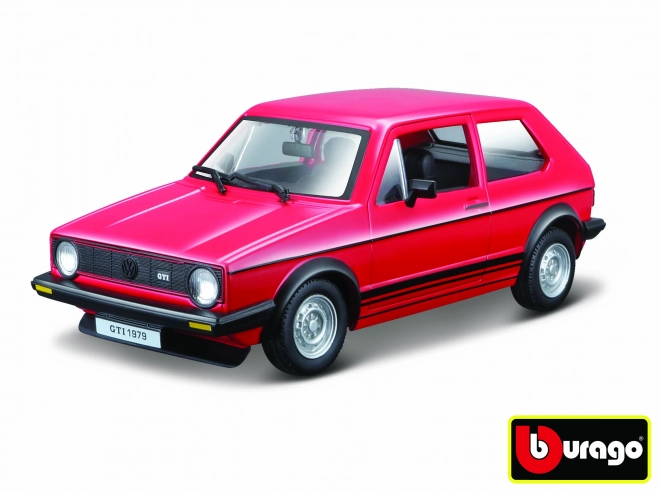 Volkswagen Golf MK1 GTI Rosso in scala 1:24