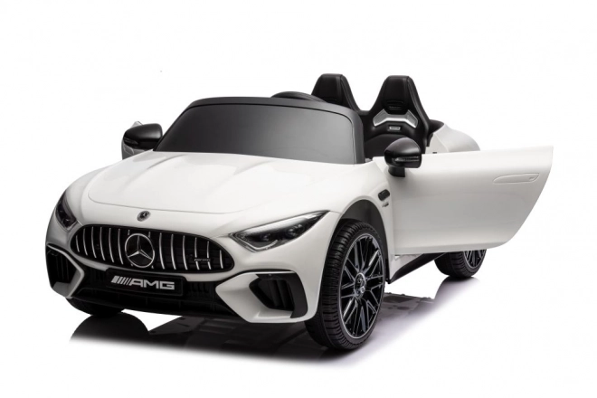 Auto elettrica per bambini Mercedes AMG SL63 bianco