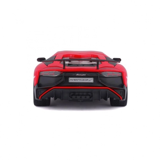 Lamborghini Aventador LP 750-4 SV Rosso Scala 1:24