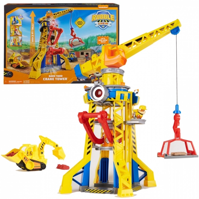 Set veicoli Paw Patrol Rubble e la sua squadra: Torre Gru