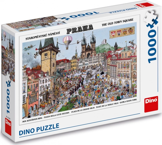 Puzzle DINO Piazza della Città Vecchia 1000 pezzi