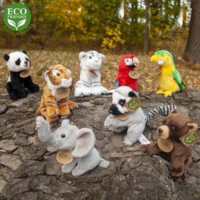 animali esotici in peluche ecologico 15 cm