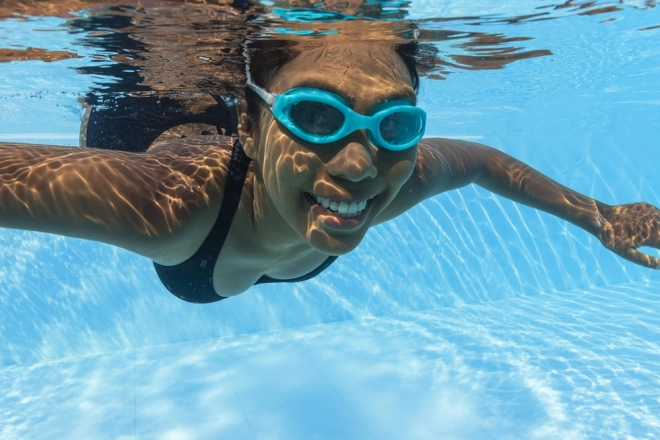 Occhialini da nuoto blu Bestway