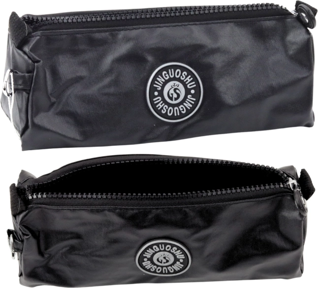 Astuccio scolastico nero monocompartimento 21,5 cm