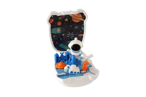 Set spazio astronauta in plastica con navetta e accessori