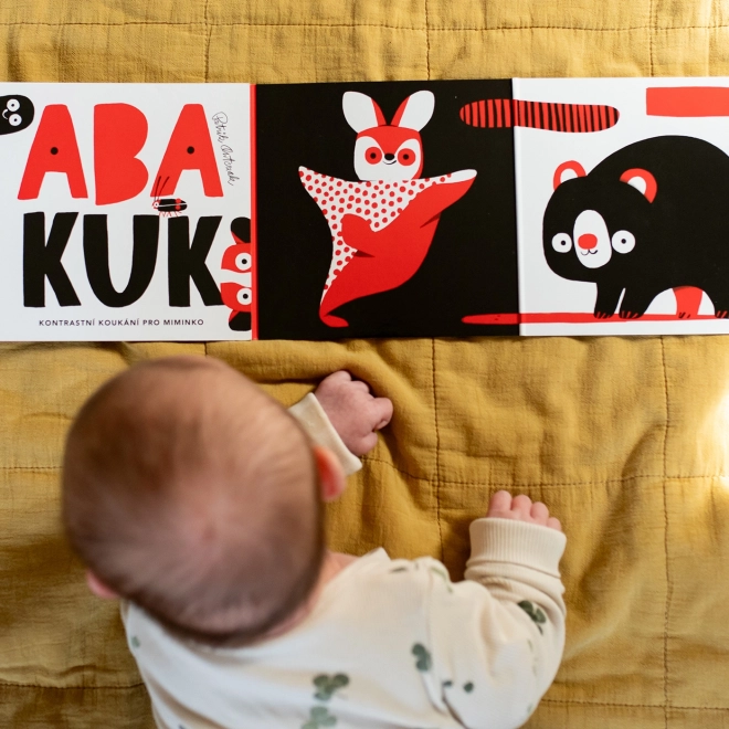 Ababu Leporello a contrasto per neonati con illustrazioni di Patrik Antczak
