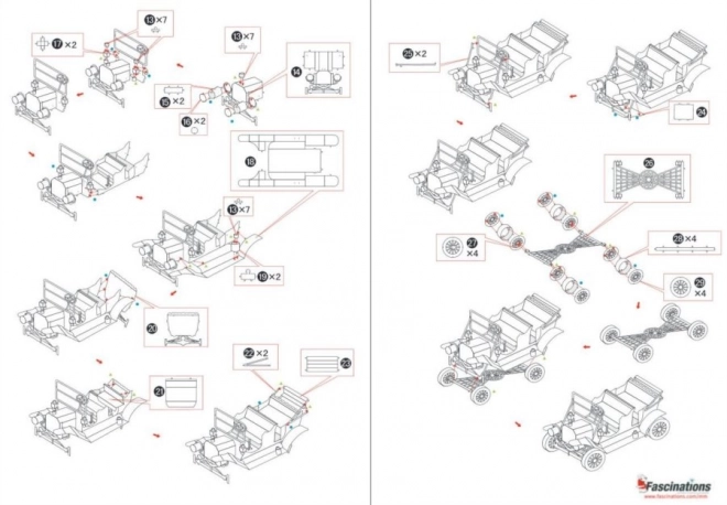 Puzzle 3D Ford Model T 1908 Metal Earth