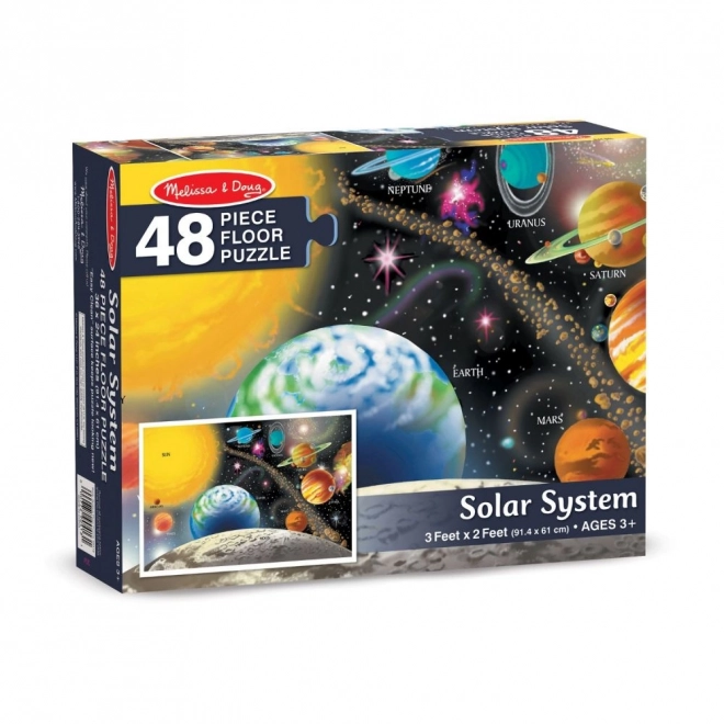 Puzzle da pavimento Sistema Solare 48 pezzi