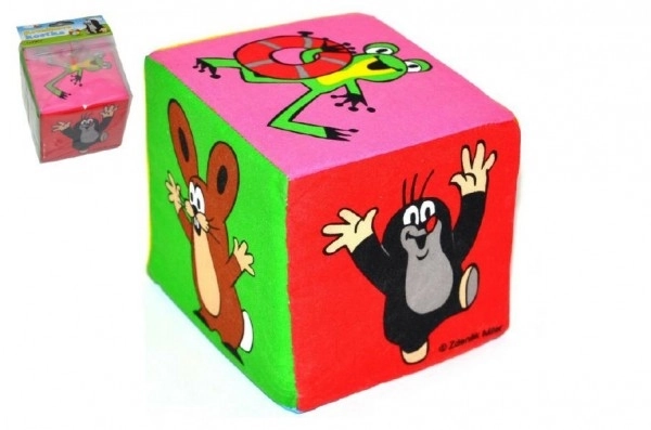 Cubo di stoffa Krtek 10 cm