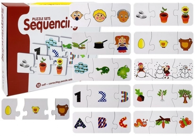 Puzzle educativi apprendimento 10 connessioni