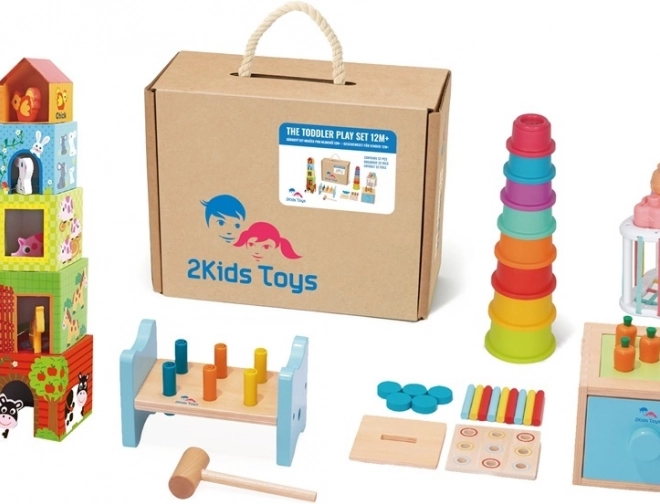 Set regalo di giocattoli per i più piccoli dai 12 mesi