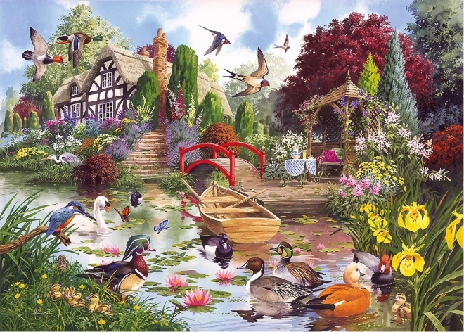 Puzzle Flora e Fauna di GIBSONS 4x500 pezzi