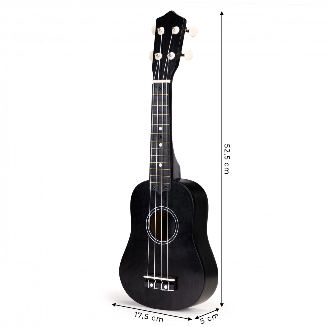 Ukulele in legno per bambini con corde in nylon