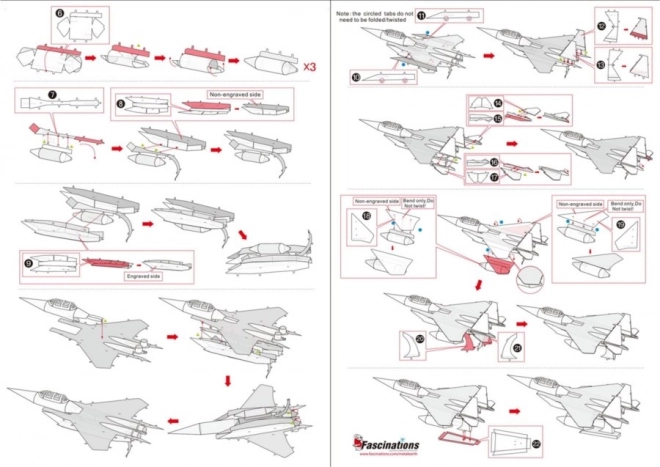 Puzzle 3D F-15 Eagle di Metal Earth