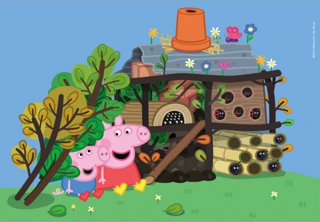 Puzzle Peppa Pig 2x60 Pezzi