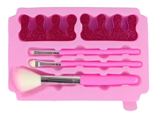 Set di cosmetici per bambini in cofanetto rosa