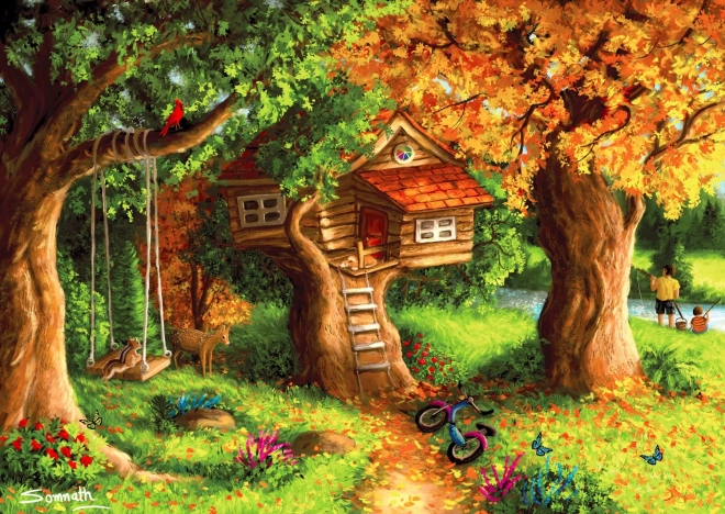 Puzzle Casa sull'albero 1000 pezzi