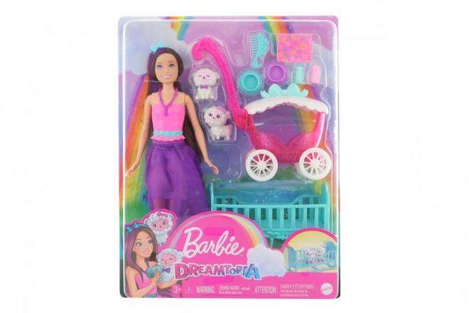 Barbie Dreamtopia bambola bambinaia Skipper set di gioco