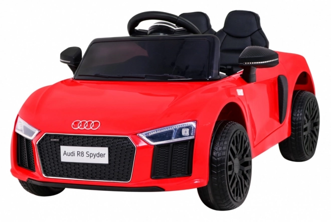 auto a batteria per bambini Audi R8 rossa con telecomando