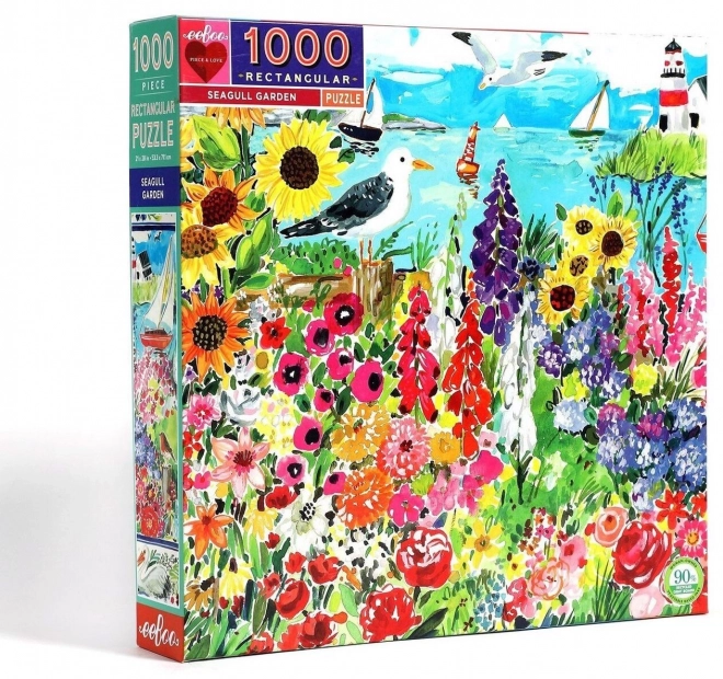 Puzzle Giardino con Gabbiani 1000 Pezzi