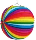 Lampione arcobaleno 25 cm