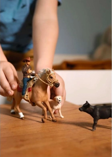 Set di figure Cowboy Schleich Farm World