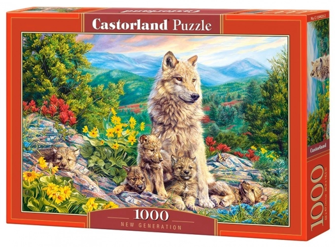 Puzzle Castorland Nuova Generazione di Lupi 1000 Pezzi