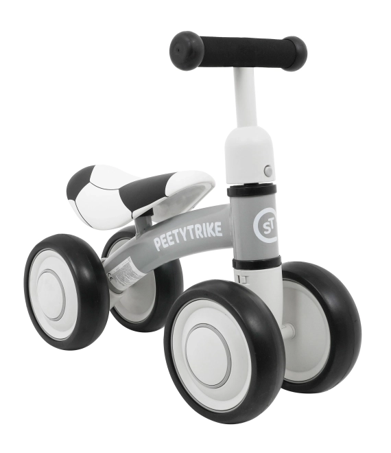 Primo Bicicletta Senza Pedali PettyTrike per Bambini Bianco 4 Ruote – bianco