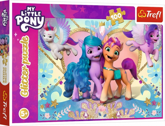 Puzzle scintillante My Little Pony 100 pezzi