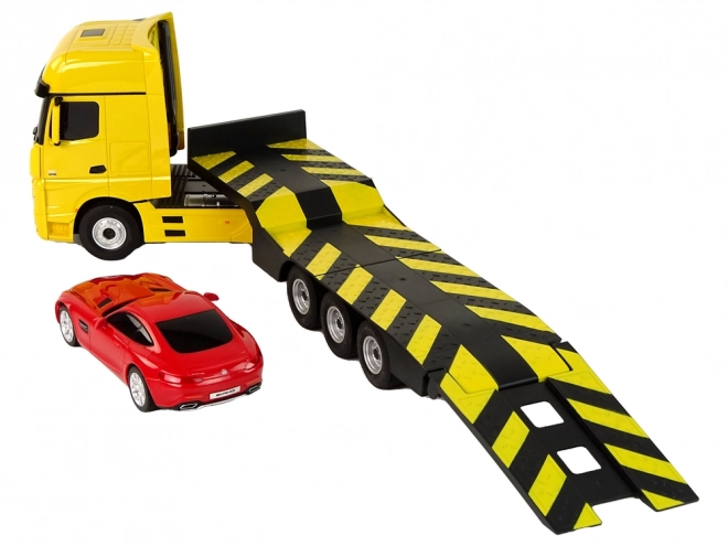 Camioncino R/C Mercedes-Benz Giallo e Rosso