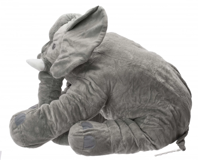 Grande peluche elefante grigio