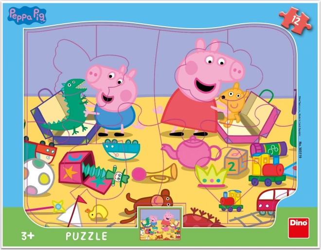 Puzzle Peppa Pig Forme 12 Pezzi