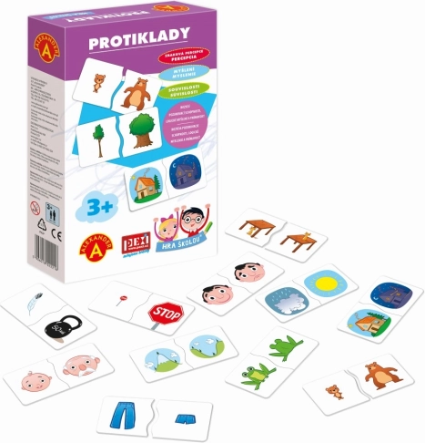 Gioco a scuola – opposti per bambini 3–6 anni
