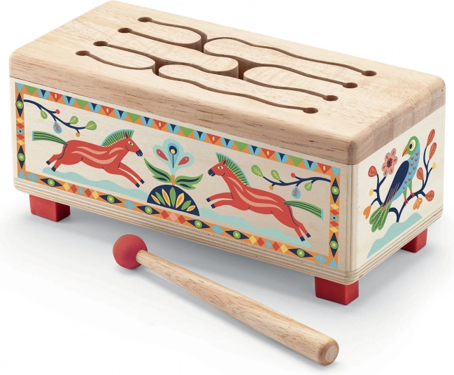 Tamburo di legno Djeco
