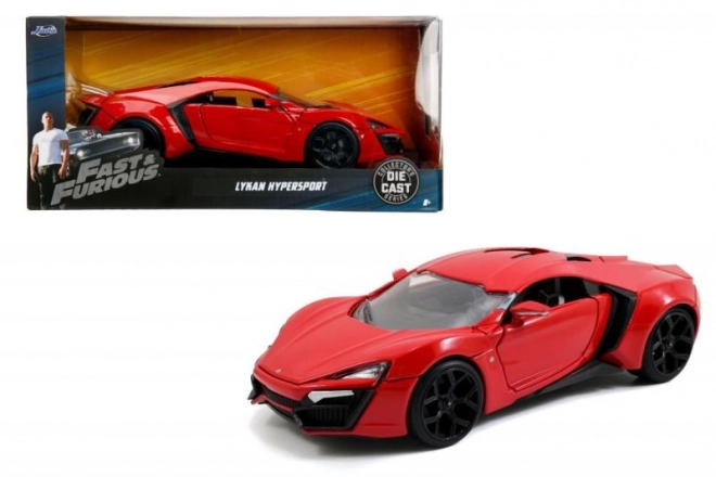 Auto Lykan Hypersport da Fast and Furious in scala 1:24