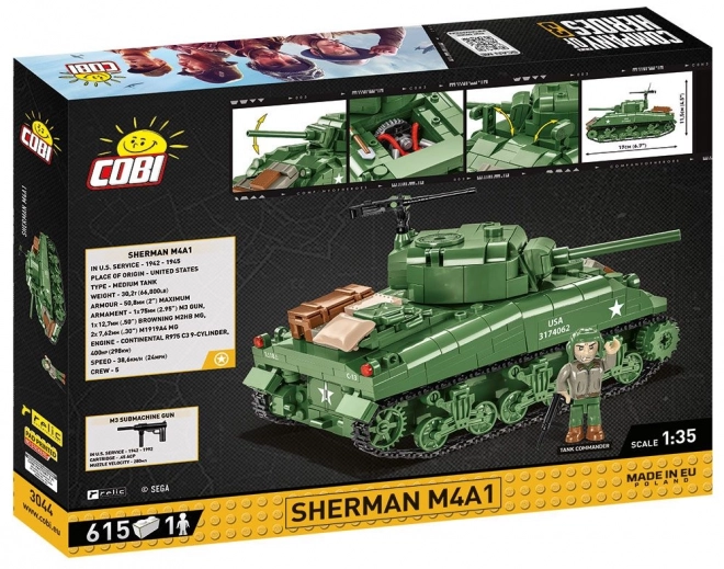 Carro armato Sherman M4A1 COBI