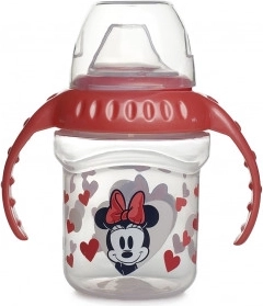 Tazza antigoccia con beccuccio e manici, Minnie