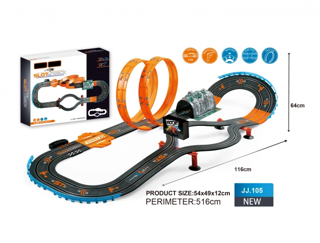 Mega pista da corsa con auto telecomandate