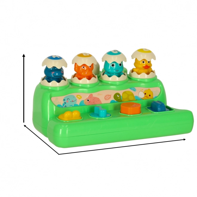 Gioco interattivo con martello Coccodrillo per bambini 18m+