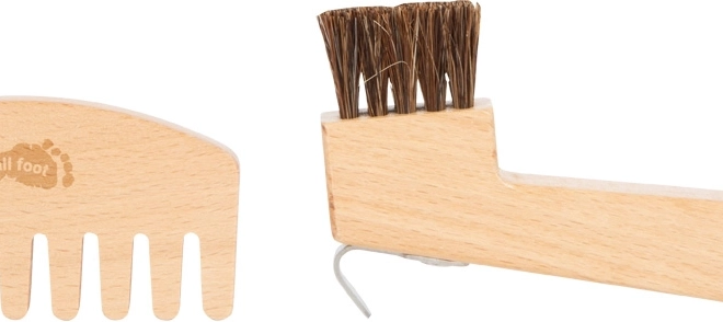 Set cura del cavallo con borsa rossa
