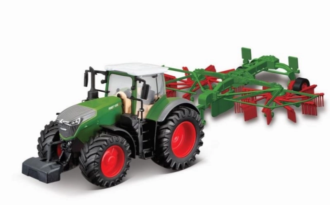 Trattore agricolo con rimorchio Bburago Fendt