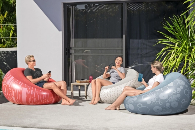 Poltrona gonfiabile blu Bestway
