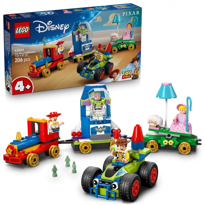Trenino festivo e Macchinina dal film Toy Story
