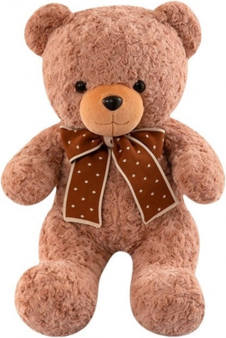 Orso di Peluche con Fiocco a Pois 45cm