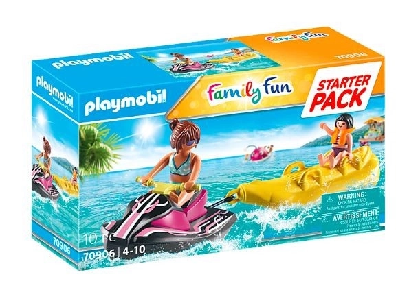 Playmobil Family Fun Pacchetto Iniziale Moto d'Acqua con Gommoncino