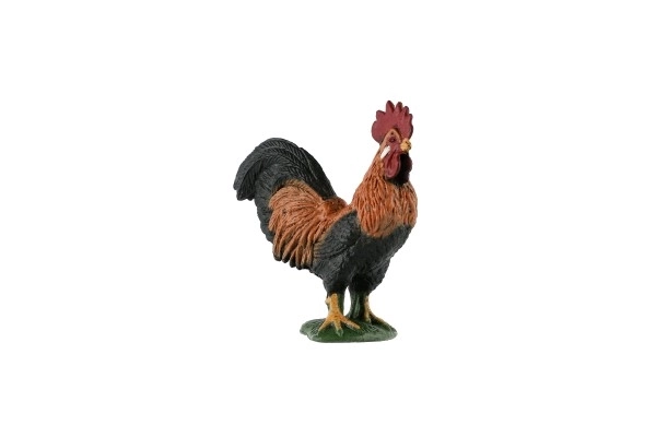 Gallo domestico in plastica 5cm