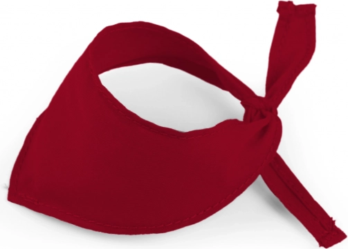 Foulard scuro rosso per peluche